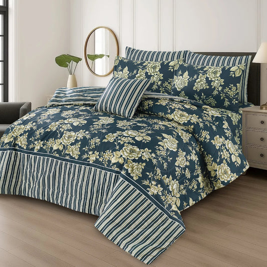 TULIP KING COMFORTER SET – 7 PCS