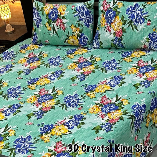 CRYSTAL BEDSHEET SET - 3 PCS (PREMIUM)