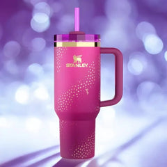 Star Pink Stylish Stanley Barbie Tumbler | H2.0 Tumbler 1.18L Limited Edition Double Wall Vacuum Insulated