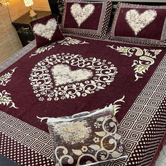 Velvet Bed Sheet Set 4PC