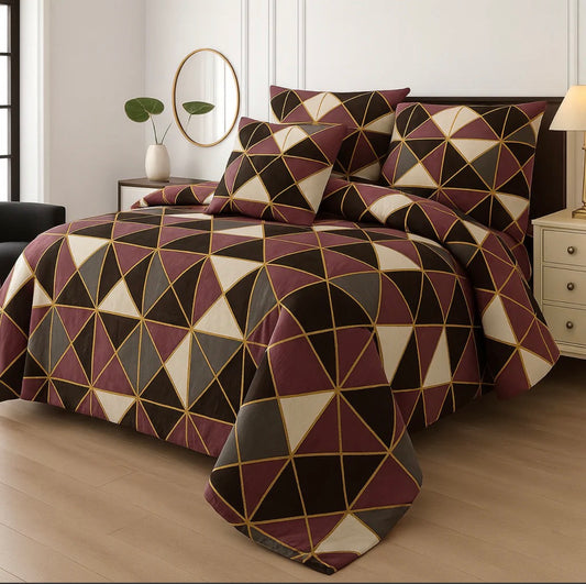 AURA KING COMFORTER SET 7 PCS