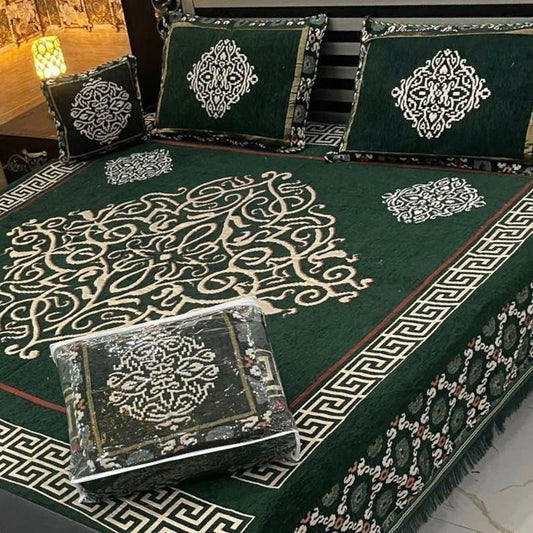 Velvet Bed Sheet Set 4PC