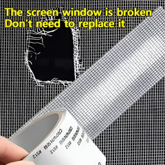 Mesh Roll Tape | Self-Adhesive Window Screen Repair Patch | 3M Anti-Insect Fiberglass