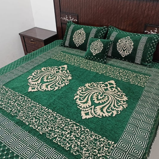 Velvet Bed Sheet Set 5PC