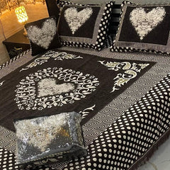 Velvet Bed Sheet Set 4PC