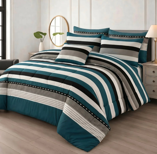 TOYO KING COMFORTER SET- 7 PC