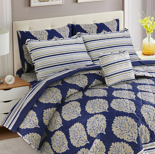 7 PCS COTTON COMFORTER SET 7 PCS - D619
