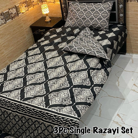 WINTER SINGLE RAZAI SET – 3 PCS