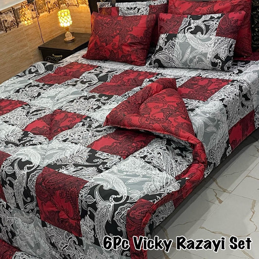 WINTER RAZAI SET – 6 PCS (Heavy Filling)