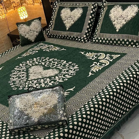 Velvet Bed Sheet Set 4PC