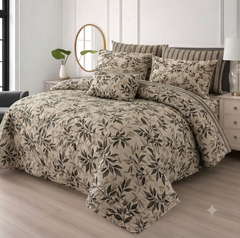 URMIA KING COMFORTER SET- 7 PCS