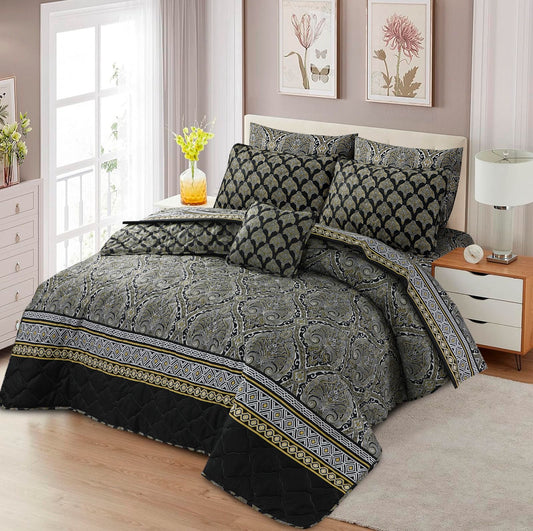 ORCHID SUMMER COMFORTER SET- 7 PCS