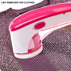 XINGCHAO Lint Remover AD-218 Pink White Portable Fabric Shaver USB Rechargeable with 3 Steel Blades