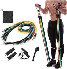 Gym Belt with Box | 5-in-1 Power Exercise Resistance Band Set – Adjustable Fitness Equipment for All
