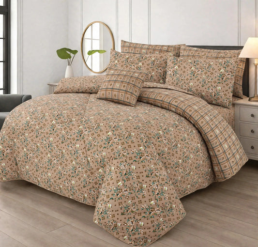 TUSCAN FALL KING COMFORTER SET – 7 PCS