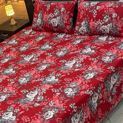 CRYSTAL COTTON BEDSHEET SET - 3 PCS (PREMIUM)