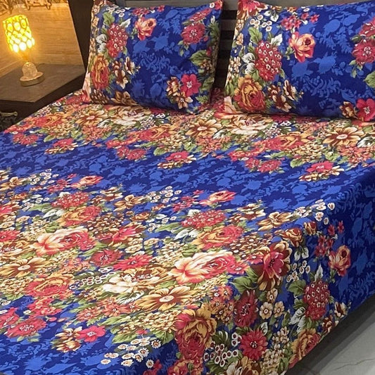 CRYSTAL COTTON BEDSHEET SET - 3 PCS (PREMIUM)