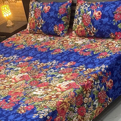 CRYSTAL COTTON BEDSHEET SET - 3 PCS (PREMIUM)