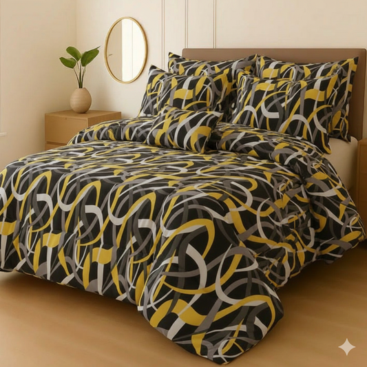 PASSU KING COMFORTER SET 7 PCS