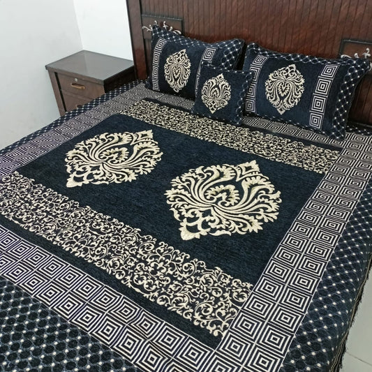 Velvet Bed Sheet Set 5PC