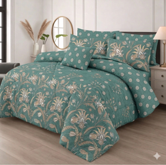 RAFEAL KING COMFORTER SET- 7 PCS