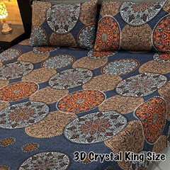 CRYSTAL BEDSHEET SET - 3 PCS (PREMIUM)