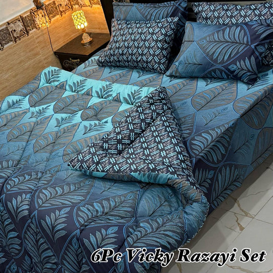 WINTER RAZAI SET – 6 PCS (Heavy Filling)