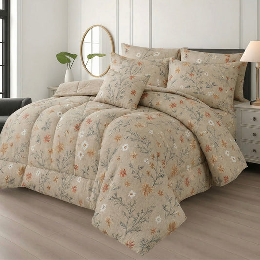 TULIP KING COMFORTER SET – 7 PCS