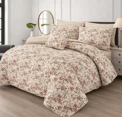 ROSE VINE KING COMFORTER SET 7 PCS