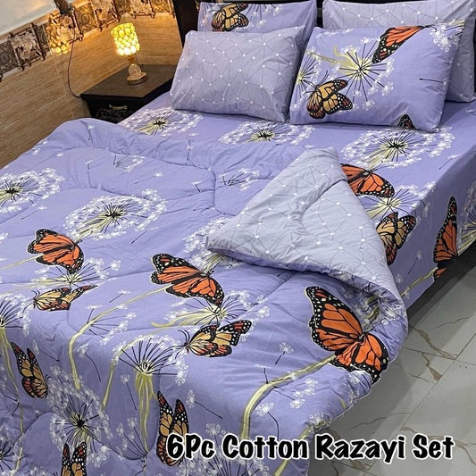 WINTER RAZAI SET – 6 PCS C932 (Heavy Filling)