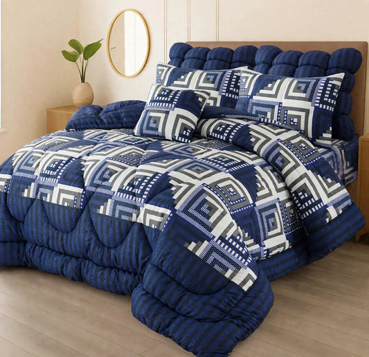 WINTER RAZAI SET – 6 PCS # 8205  (Heavy Filling)