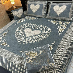Velvet Bed Sheet Set 4PC