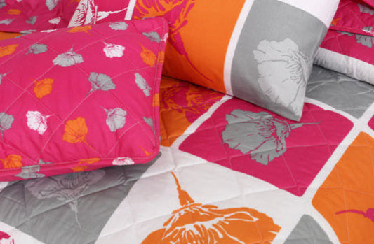 MULTI KING COMFORTER SET- 7 PCS