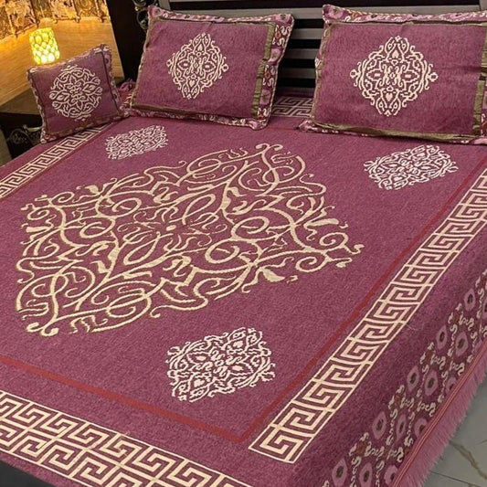 Velvet Bed Sheet Set 4PC