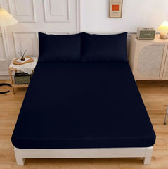 LUXURY SOLID STRIPES FITTED SHEET