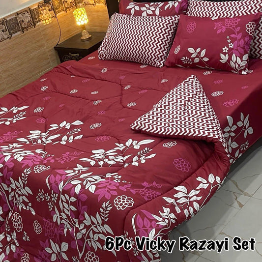 WINTER RAZAI SET – 6 PCS (Heavy Filling)