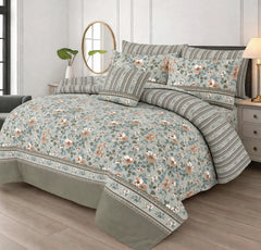 SAGE HERITAGE KING COMFORTER SET - 7 PCS