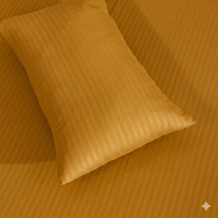 LUXURY SOLID STRIPES FITTED SHEET