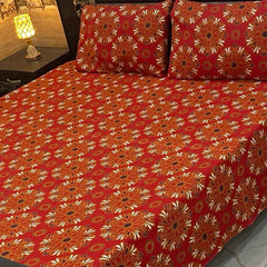 CRYSTAL COTTON BEDSHEET SET - 3 PCS (PREMIUM)