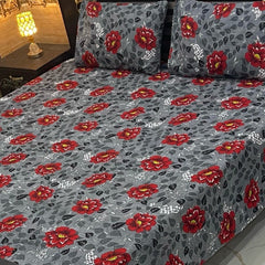 CRYSTAL COTTON BEDSHEET SET - 3 PCS (PREMIUM)