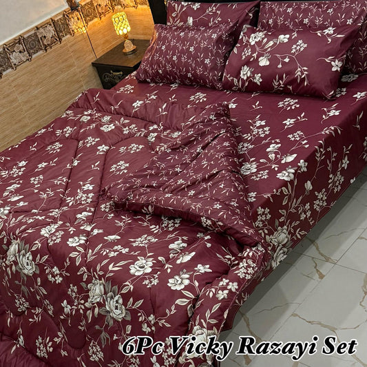 WINTER RAZAI SET – 6 PCS # 8214