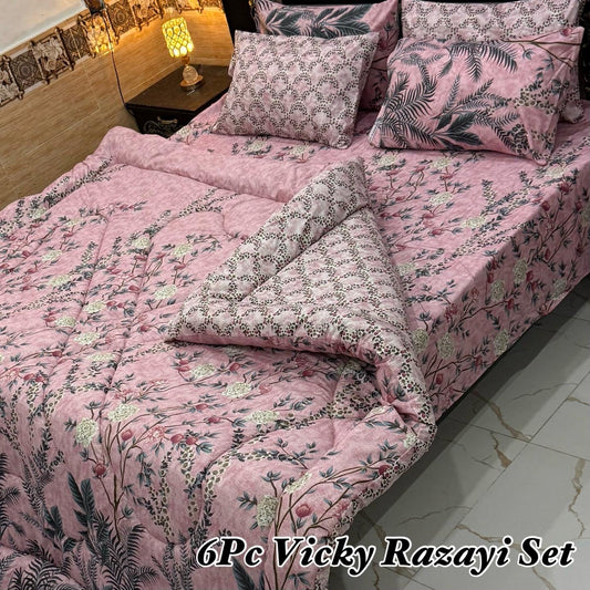 WINTER RAZAI SET – 6 PCS (Heavy Filling)