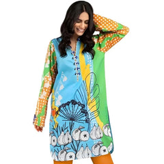 Swiss Lawn 1-Piece Shirt for Women | Trending All-Over Print | Unstitched