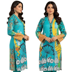 Swiss Lawn 1-Piece Shirt for Women | Trending All-Over Print | Unstitched