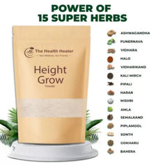 Health Healer Height Growth Powder 100g | Ayurvedic Herbal Supplement for Teens & Adults