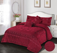 PHLOX QUILTED BEDSPREAD SET - 5 PCS