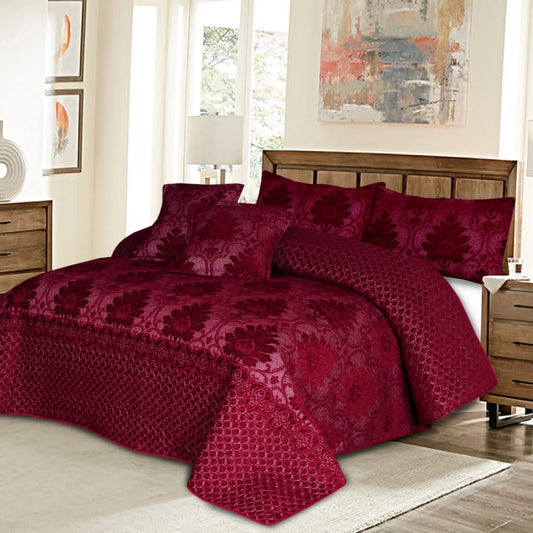 LARCH QUILTED BEDSPREAD SET - 5 PCS