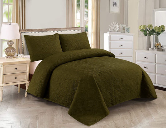 PLAIN COMFORTER SET - 3 PCS