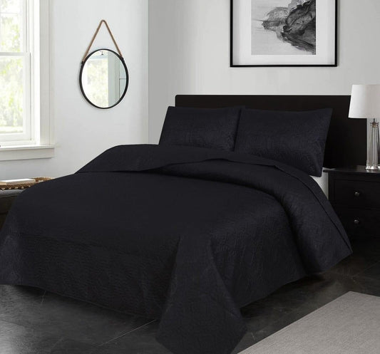 PLAIN COMFORTER SET - 3 PCS