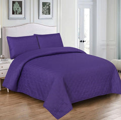 PLAIN COMFORTER SET - 3 PCS